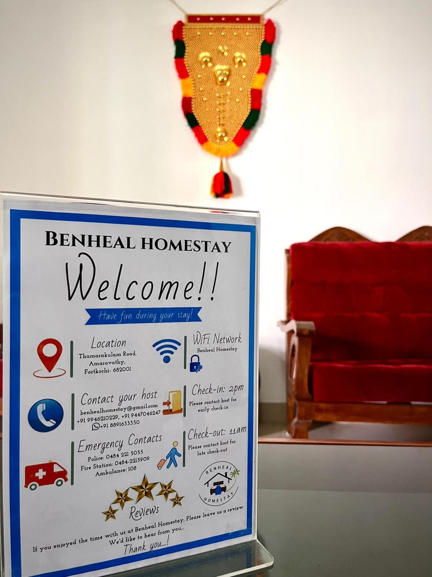 Benheal Homestay Kochi Dış mekan fotoğraf